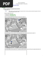 2014-16 Transmission CVT Fluid Change - Corolla (k313)