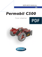 SERVICE MANUAL. Permobil C500. Power Wheelchair