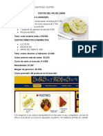 Costos Del Pie de Limon