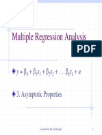 Multiple Regression Analysis: y + X + X + - . - X + U