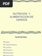 Nutricion y Alimentacion de Cerdos