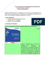 Orientaciones para La Evaluacion de Competencias de Estudiantes Del Nivel Incial Ii Ciclo Ebr 2