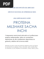 Informe Proteina Milkshake Sacha Inchi PDF