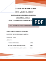 Analisis de Cierre de Mina