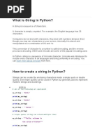 What Is String in Python?