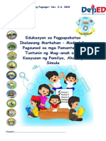 Edukasyon Sa Pagpapakatao 3 Module 1