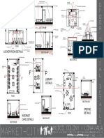 Locker Room Details Takeaway Stall Layout: Section BB' Plan