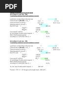 Design of Pile (Assuming Fixed Head) : (According To Load Case - 206) Considering Minimum Load and Maximum Moment