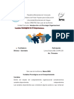 Variables Psicologicas en El Comportamiento