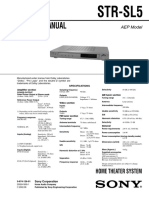 Service Manual: Str-Sl5