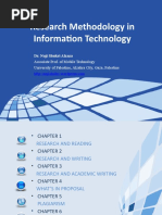 Research Methodology in Information Technology: Dr. Naji Shukri Alzaza