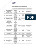 Anexo 4 - Listado Laboratorios Nacionales e Internacionales