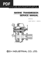 Marine Transmission Service Manual: DMT 25AL 280HL