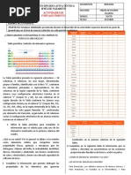 Actividades de Fortalecimiento Por Grado de Biologia 2