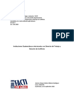 Investigación Instituciones Guatemaltecas Relacionadas Con Derecho Del Trabajo y La Solución de Conflictos Mayra Villatoro