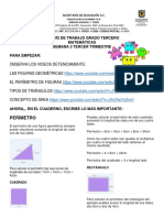 Guía 2 de Trabajo Matemáticas Tercer Trimestre