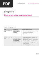 Currency Risk Management: Chapter Learning Objectives