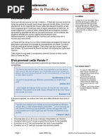 2-3 Apprendre La Parole de Dieu