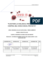 VPM-COV-PL-001 Plan de Vigilancia, Prevencion y Control Del COVID 19 Rev 0