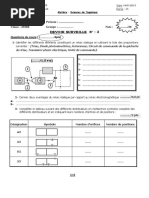 Devoir 3 Modele 6 Si 2 Bac SM B Semestre 1