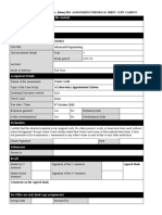 CIS6003 Advanced Programming: Student Details (Student Should Fill The Content)