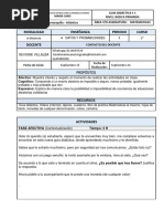 Guia 1 - Matemáticas 3° - Datos y Probabilidades