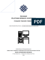 Program Pelatihan Berbasis Kompetensi: Computer Operator Assistant