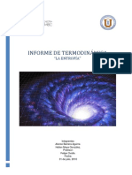 Informe Termodinámica