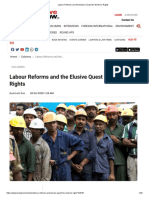 Labour Reforms and The Elusive Quest For Workers' Rights