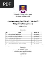 Manufacturing Process of SF Insulated Ring Main Unit (INS-24)