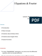 Differential Equations & Fourier Series: Lecture: On Series Solutions DR DPRV Subba Rao