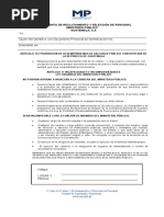 Declaración Articulo 77 Ley Organca MP-1