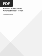 Avocent Acs 800acs 8000 Advanced Console System Command Reference Guide - 0 PDF