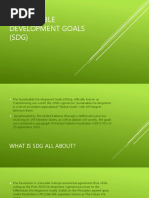 Sustainable Development Goals (SDG)