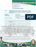 Acta de Entrega de Terreno Campos Peralta