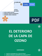 Deterioro de La Capa de Ozono