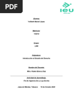 Actividad de Aprendizaje 3. Proceso Legislativo