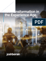 Josh Bersin - HR Transformation in The Experience Age