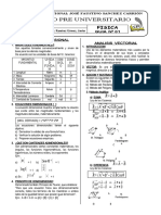 Anàlisis Dimensional y Vectorial Teoria Pre y Ejercicios