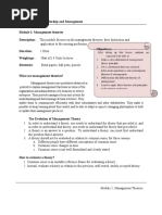 Module 2 Management Theories