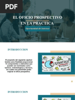 El Oficio Prospectivo en La Practica