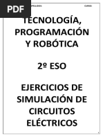 Cuaderno de Ejercicios de Simulación de Circuitos Eléctricos Con Crocodile