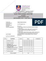 LAB REPORT ECS238 3 Pin Arch