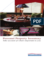 Homeowners Property Inventory Checklist PDF