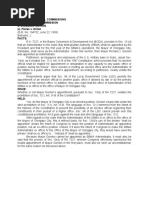 Xii. Constitutional Commissions 2. Civil Service Commission B. Disqualification (I) - Flores v. Drilon