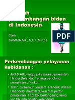 Perkembangan Pelayanan Dan Kebidanan