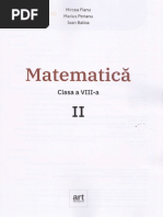 Matematica - Clasa 8. Sem. 2 PDF