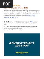 Advocates Act, 1961