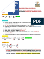 División de Polinomios Entre Un Monomio