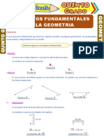 Elementos Fundamentales de La Geometría para Quinto Grado